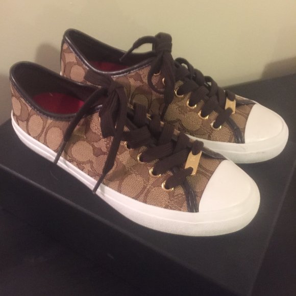 Coach Empire Khaki Chestnut Sneakers